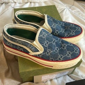 Gucci Denim Slip-on GG 35.5